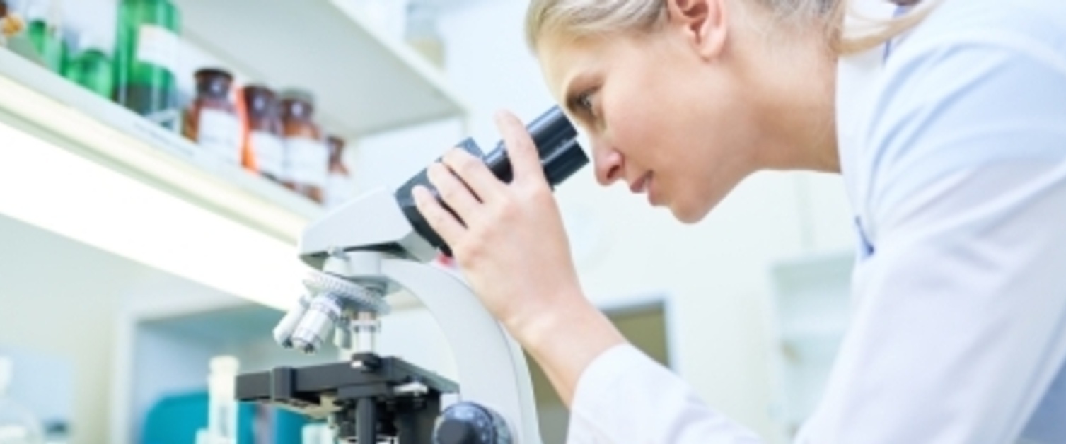 Woman in laboratory