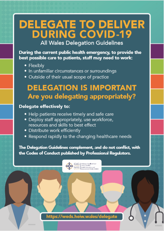 Delegation Guidelines flyer