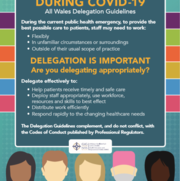 Delegation Guidelines flyer