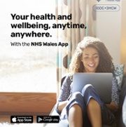 NHS Wales App - 'Anytime, anywhere' 3 - 1200x1500 (English)