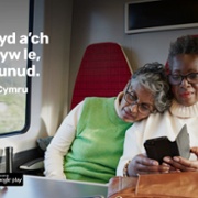 NHS Wales App - 'Anytime, anywhere' 4 - 1200x1200 (Welsh)