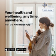 NHS Wales App - 'Anytime, anywhere' 9 - 1200x1200 (English)