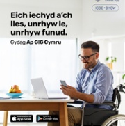 NHS Wales App - 'Anytime, anywhere' 2 - 1200x1500 (Welsh)