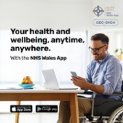 NHS Wales App - 'Anytime, anywhere' 2 - 1200x1200 (English)