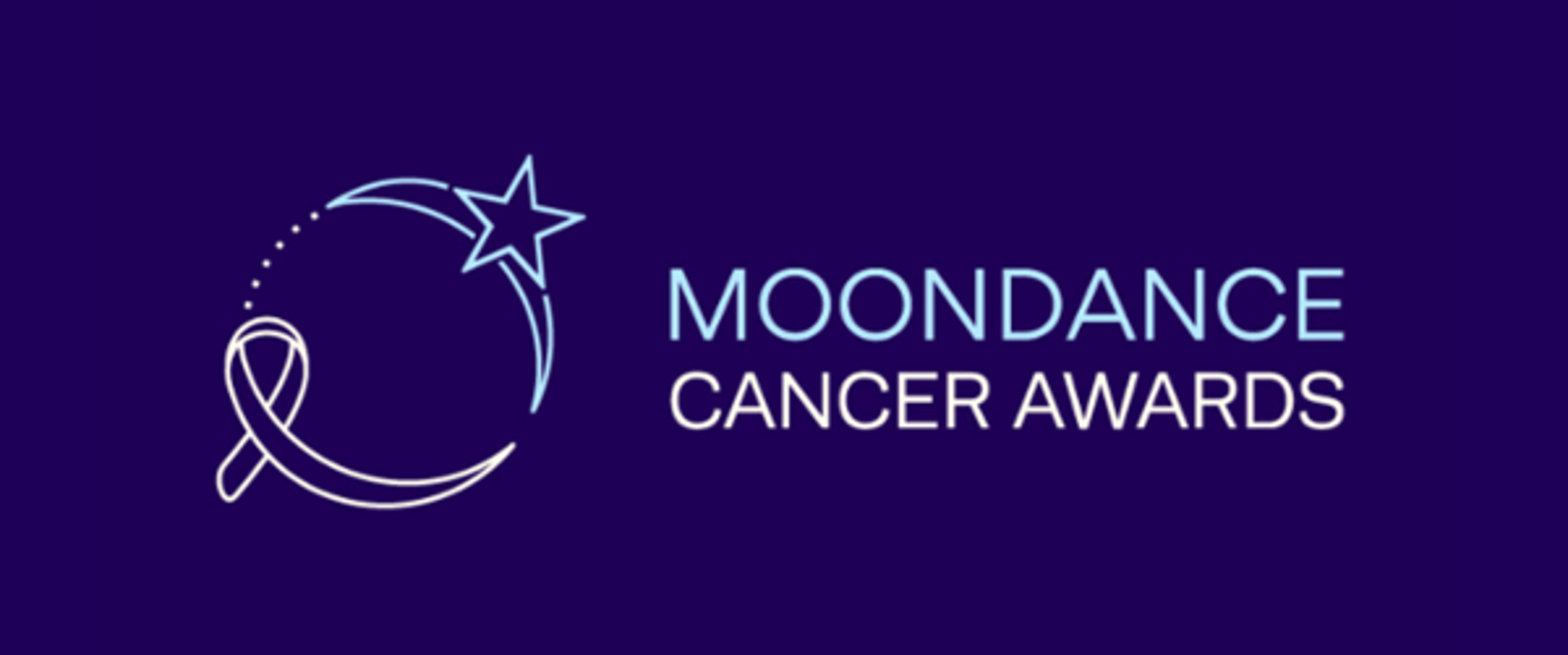 Logo featuring the Moondance Cancer Awards on a dark purple background