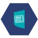 Icon showing a news graphic
