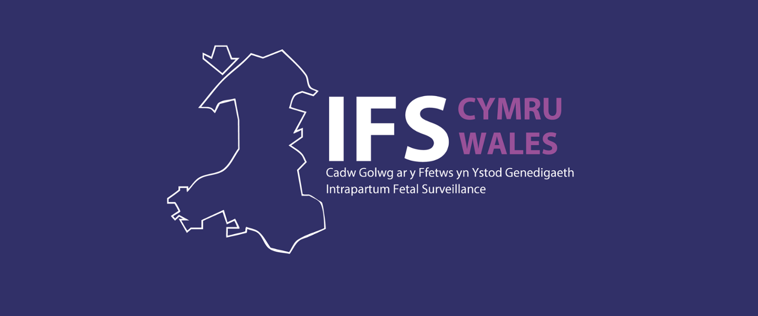 IFS Wales Logo with dark purple background