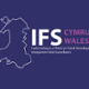 IFS Wales Logo with dark purple background