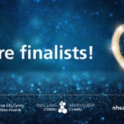 We're Finalists NHS awards 2022<br>