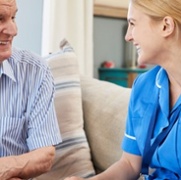 Person with health professional