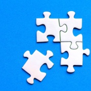Blue jigsaw