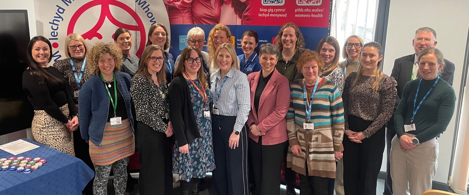 All involved celebrate the launch