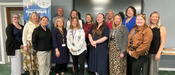 The multi-agency team behind the development of Powys SPACE.