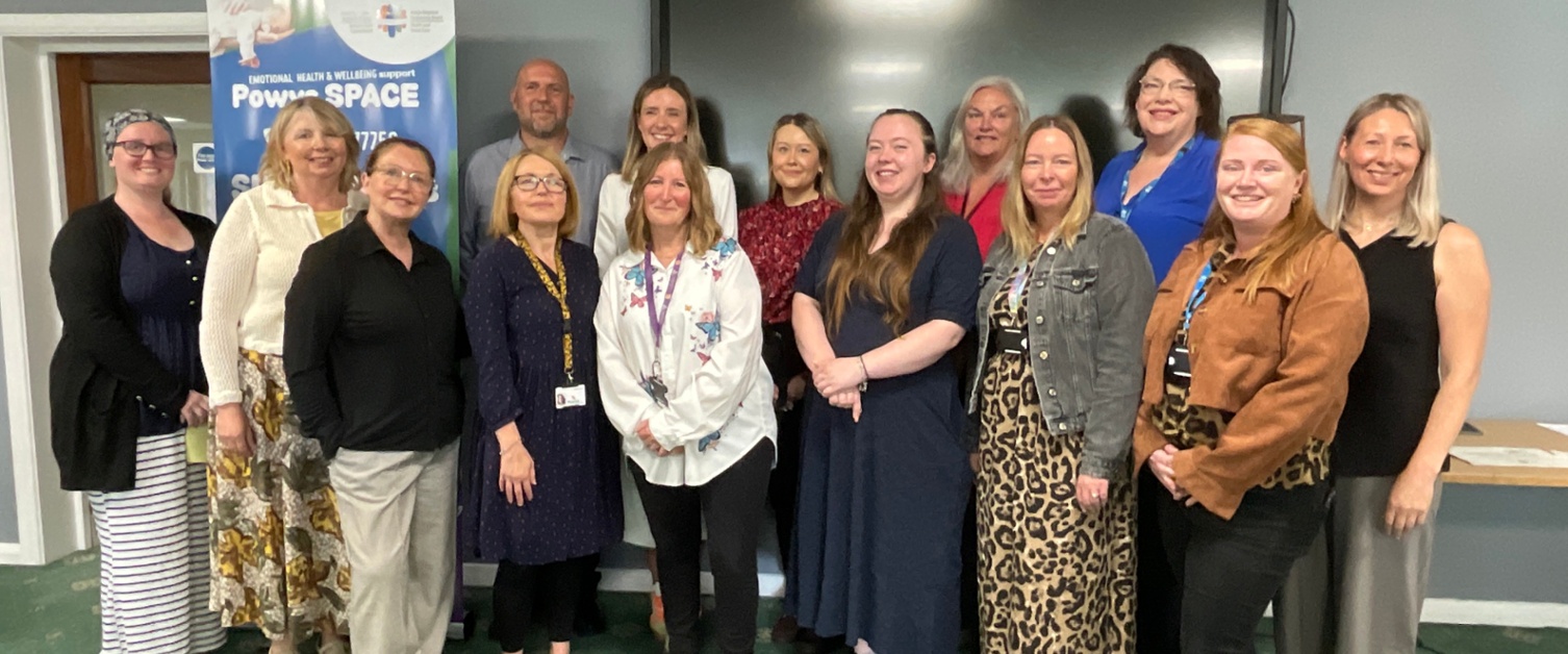 The multi-agency team behind the development of Powys SPACE.