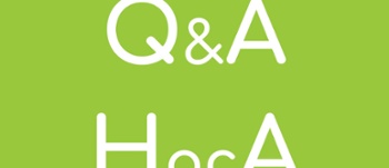 green text graphic with white q&a letters
