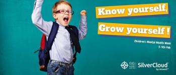 Text Reads: Know Yourself Grow Yourself. Children