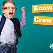 Text Reads: Know Yourself Grow Yourself. Children