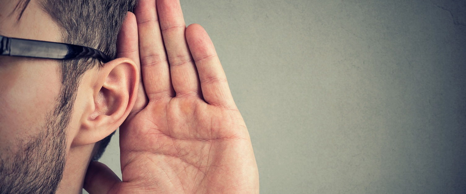 Image of person listening