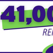 Text Reads: Mental Health Day 10th October. 41,000 Referrals