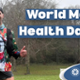 Text Reads: World Mental Health Day 2026. Image of Wayne in running setting.