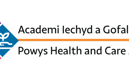 Powys health and care academy logo