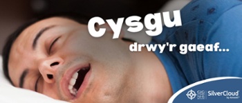 Testun yn Darllen: Cysgwch drwy