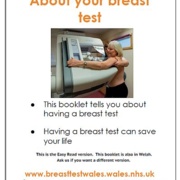 About your Breast Test Easy Read Cover Image