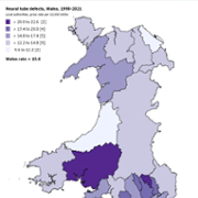 NTD for Wales Gross - Map upto 2021