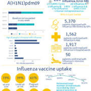 Flu in Wales 2023/24 Infographic