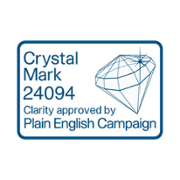 Crystal Mark logo for PHW long term strategy