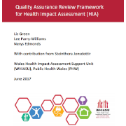 Quality Assurance Review Framework for Health Impact Assessment (HIA)