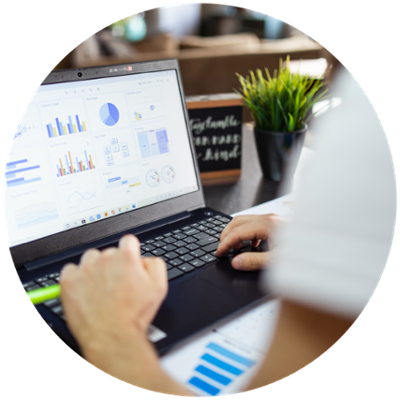 scientist looking into telescope