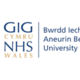 The image shows the logo for Aneurin Bevan University Health Board