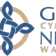 The image shows the logo for NHS Wales which has the Celtic knot