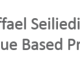 The image shows the logo for the Value Based Procurement team in the form of a triangle which includes welsh translation