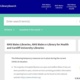 A screenshot of a webpage about NHS Wales libraries.