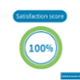 Satisfaction score 100%