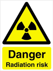 Radiation sign image