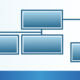 An icon showing a hierarchy structure.