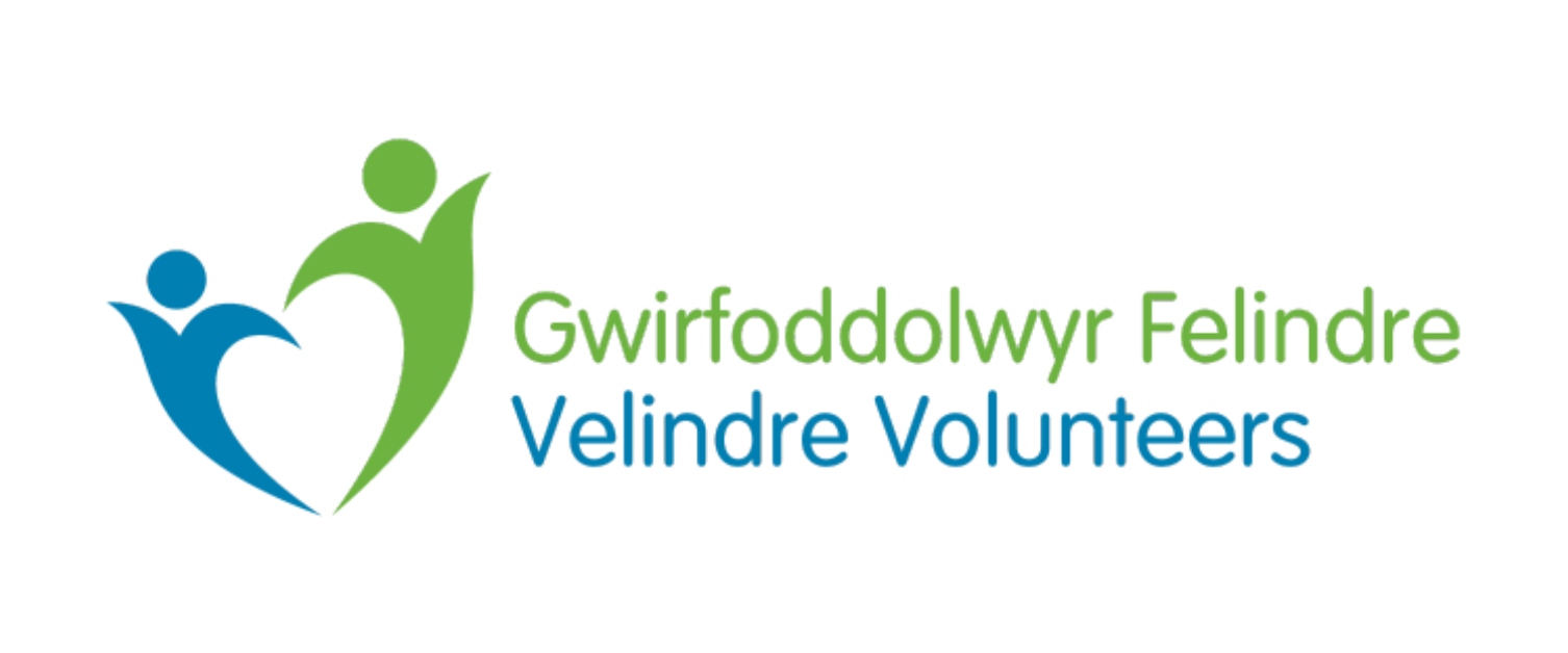 The Velindre Volunteers logo.