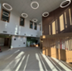 A photo of the main waiting area of the Velindre@ Nevill Hall Radiotherapy Uniy