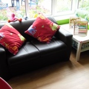 Part of the family room at Velindre