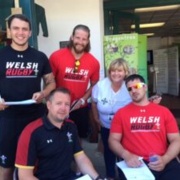 Rugby captains Welsh Show