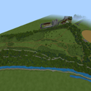Sgrin awyr Velindre Minecraft