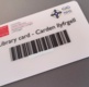 A library card.