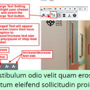 ReadSpeaker - Enlarge Text