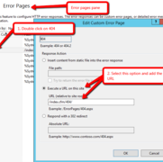 IIS error pages