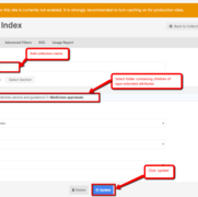 Create collection with extended attribute
