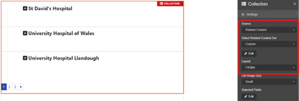 FAQ Layout Overview - CMS Support