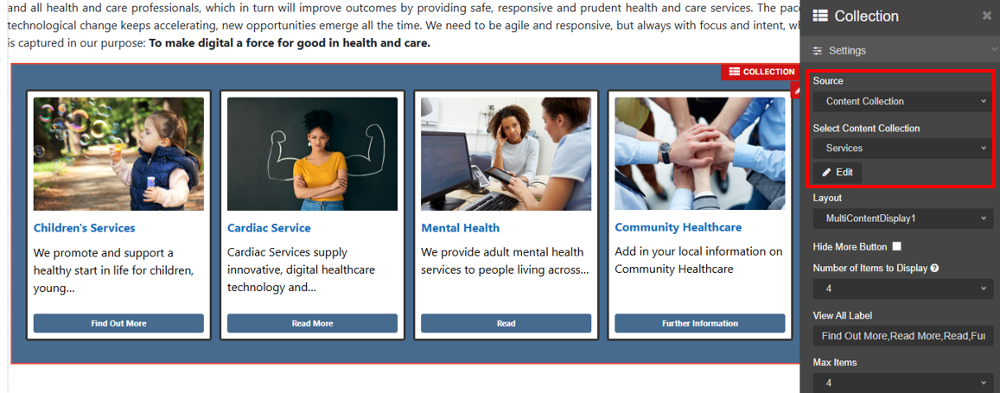 Multi Content 1 Overview - CMS Support
